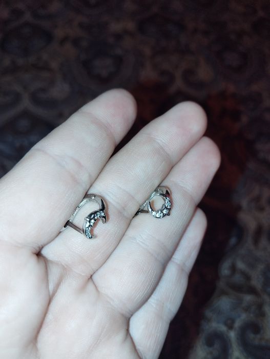 Серьги серебряные детские