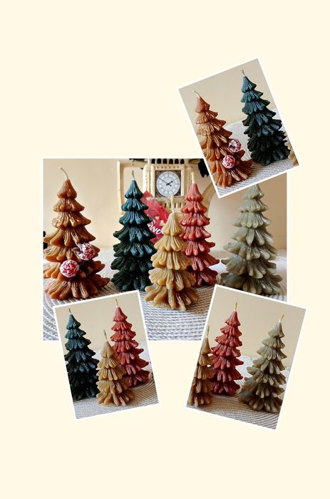 Восковая свеча "Ёлка"