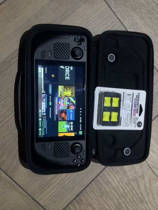 Steam deck lcd 64gb+256gb +стекло и чехол
