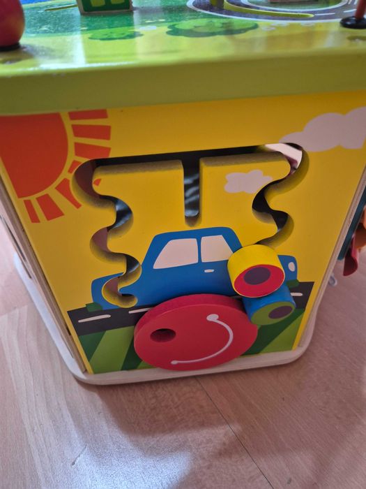 Дървен куб за игра Acool Toy