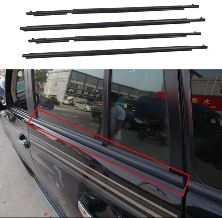 Молдинги на двери Тойота Ленд Крузер Прадо 120/gx470