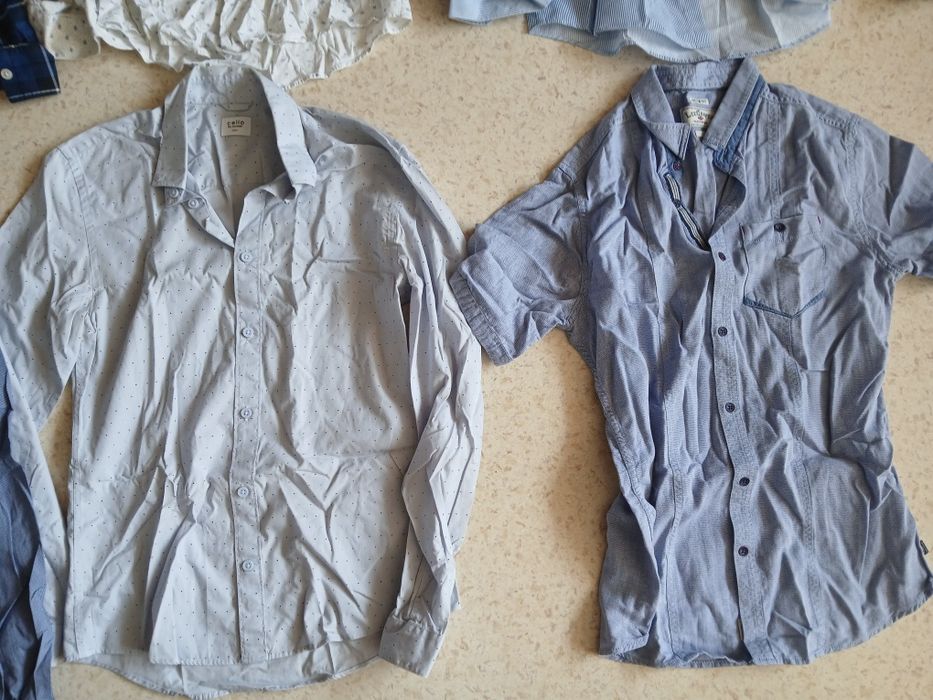 6 Мъжки ризи, S-размер, H&M, Zara, Lee Cooper