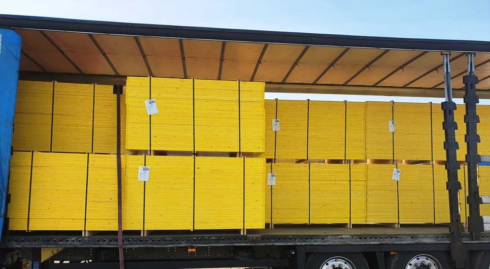 Panouri galbene cofraj, placa galbena 27 mm, popi metalici, schele