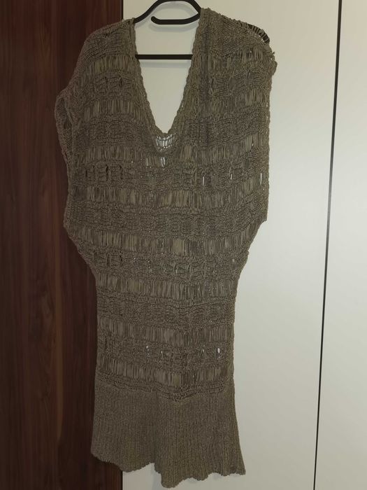 Интересна блуза плетена