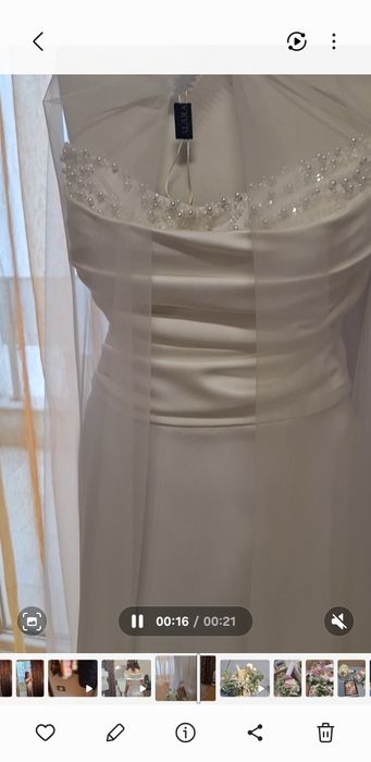 Vând rochie de mireasa creație  Allara