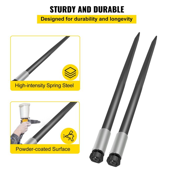 Furci pentru balot de fan 1245mm 1814kg Montare Rapida