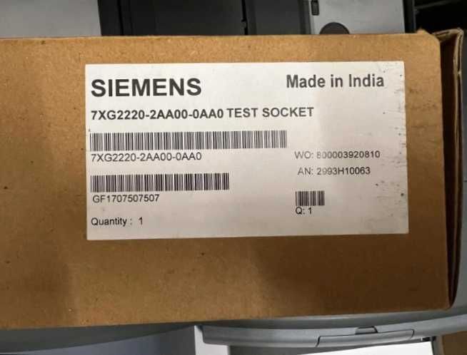 Siemens 7XG2220-2AA00-0AA0 Test Socket