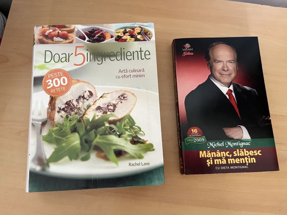 Set 2 carti - Doar 5 ingrediente si Mananc, slabesc si ma mentin
