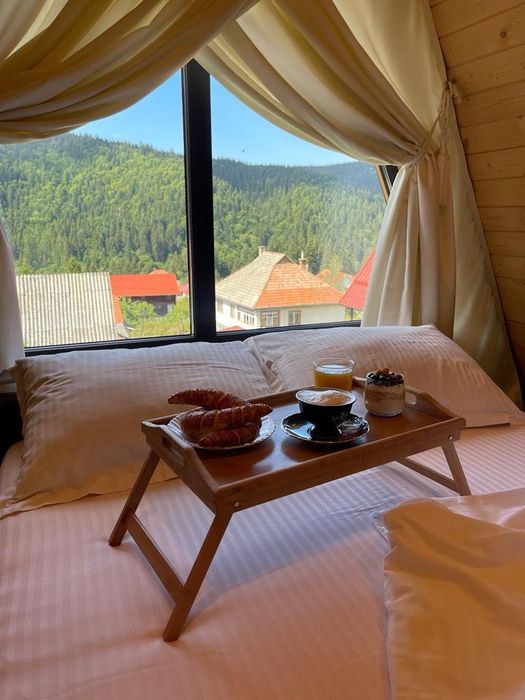 Cabana A-Frame | Ciubar + Sauna | Pet Friendly | Privata | 2–6 pers