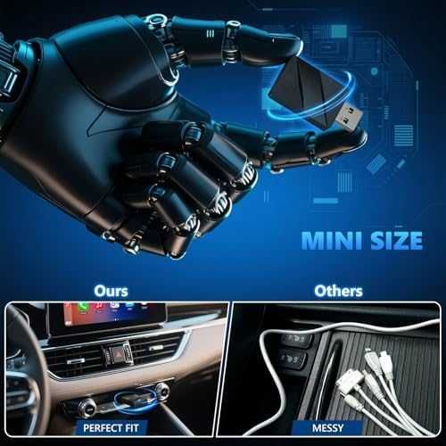 Нов Безжичен CarPlay/Android Auto донгъл с 5GHz Wi-Fi и авто свързване