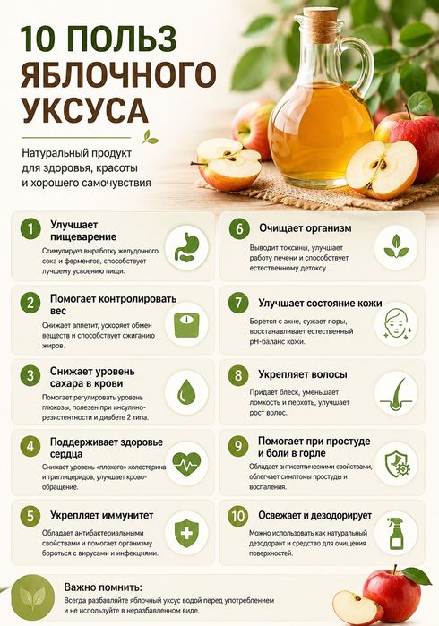 Домашний яблочный уксус