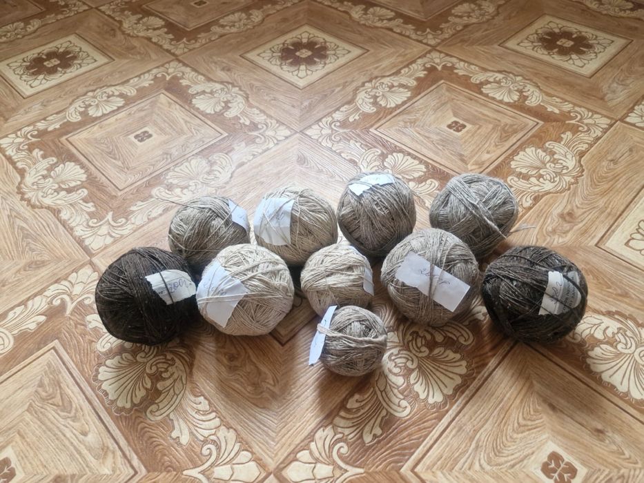 Пряжа из бараньей шерсти