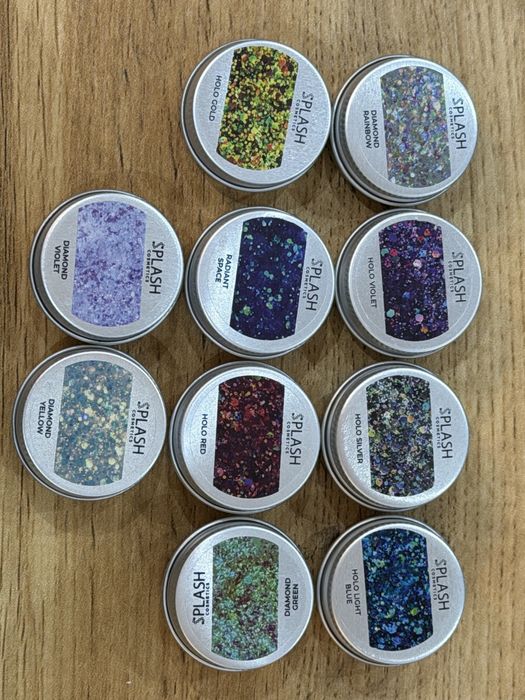 Глиттер гель для лица, тела и волос, блестки