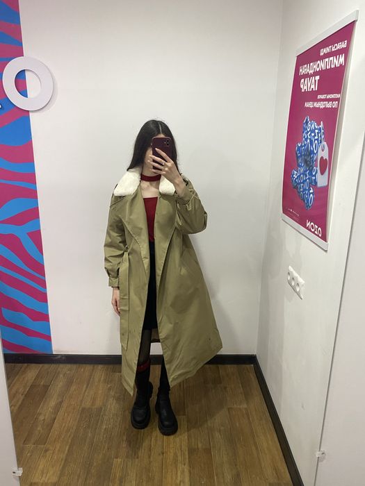 Продается утепленный тренч!