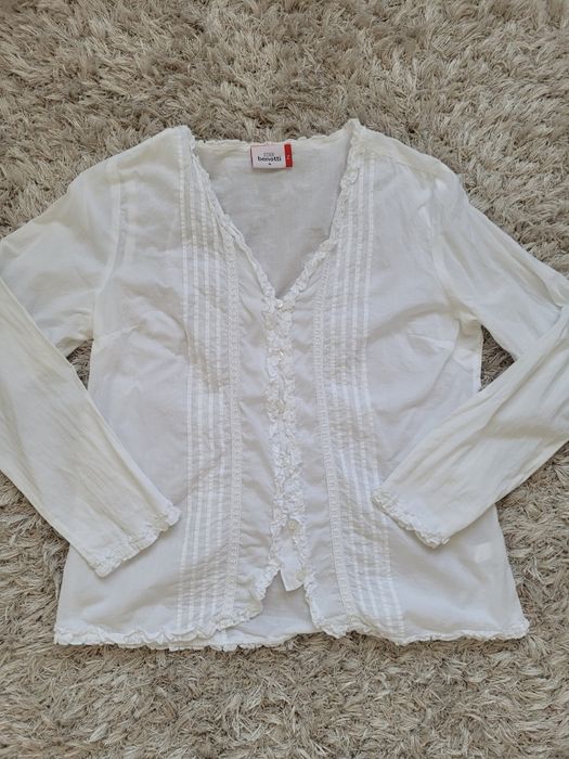 Camasa alba model superb 100%bumbac M