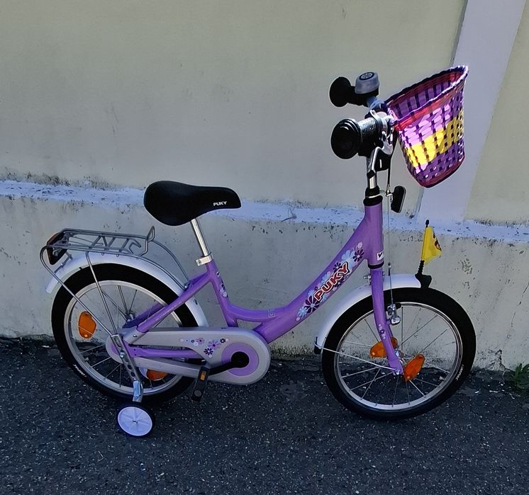Bicicletă de copii PUKY cadru din aluminiu pe 18 inchi