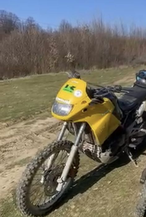 Vand cross kawasaki kle 500 cc
