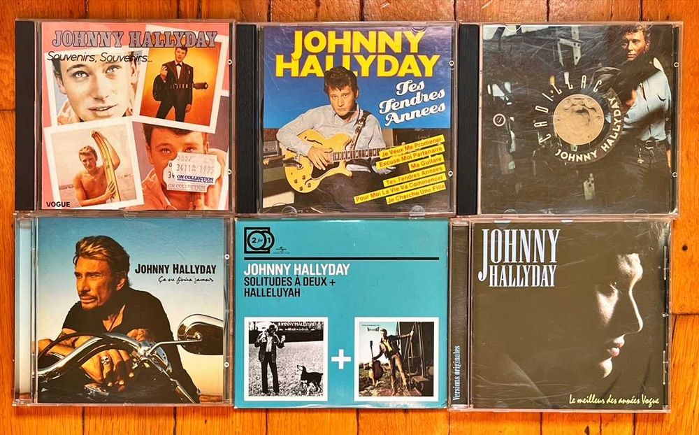 Colectie rock Johnny Hallyday pe 26 CD originale