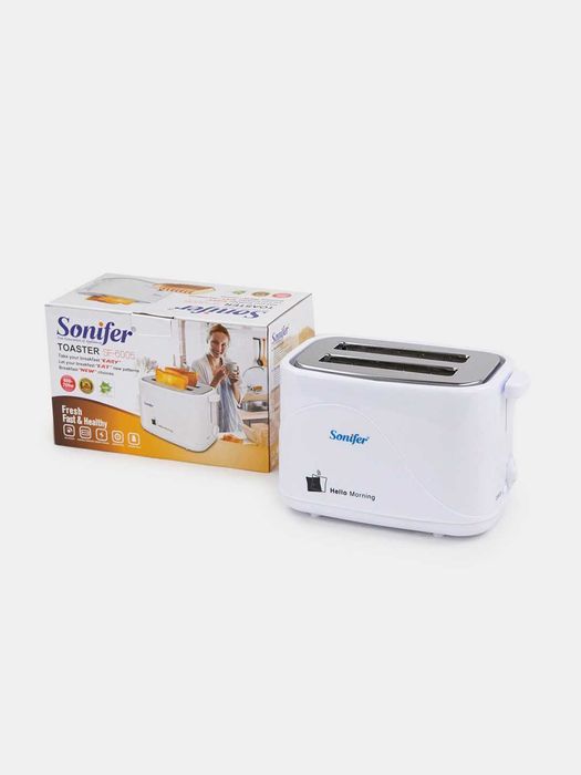 Тостер электрический, двухстороннее поджаривание хлеба Sonifer SF-6005