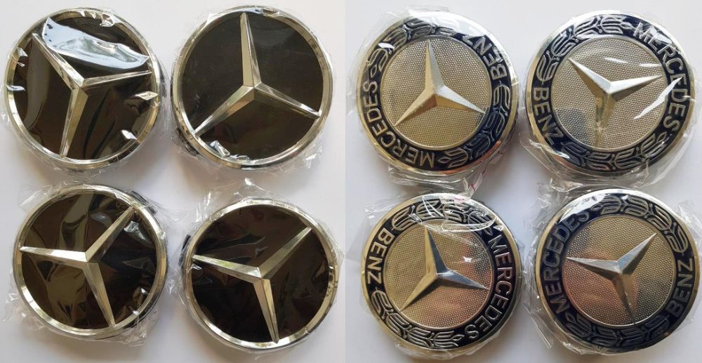 4 Capace jante Mercedes Benz 56, 60, 68 75mm. Noi ambalate!