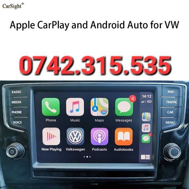 Volkswagen Audi Skoda activare Android Auto Apple CarPlay