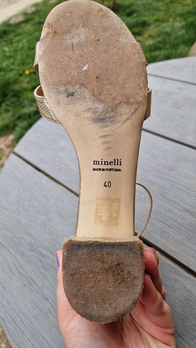 Sandale aurii Minelli nr. 40