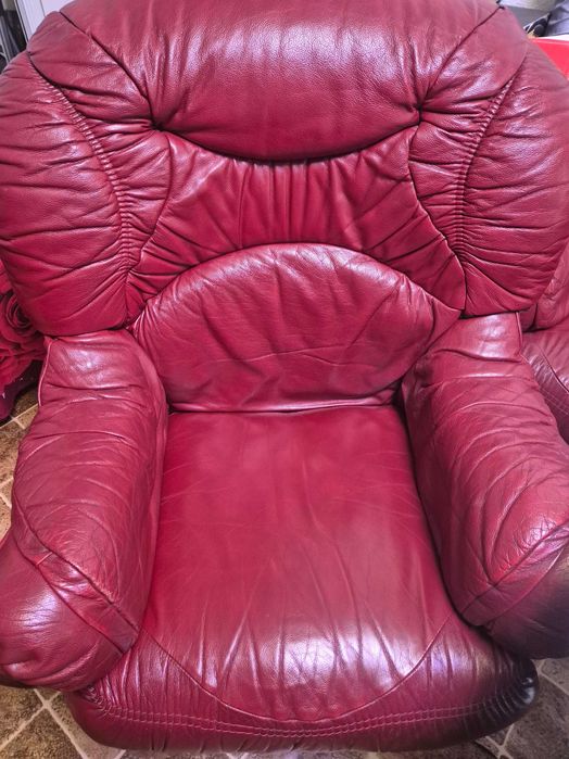 Холова гарнитура Естесвена кожа