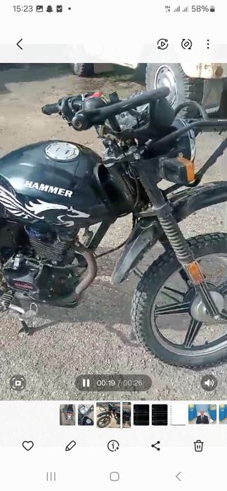 Өте жақсы жағдайдағы мотоцикл сатылады