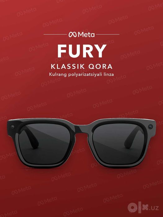Meta Glasses Fury Classic Black, polyarizatsiya — original
