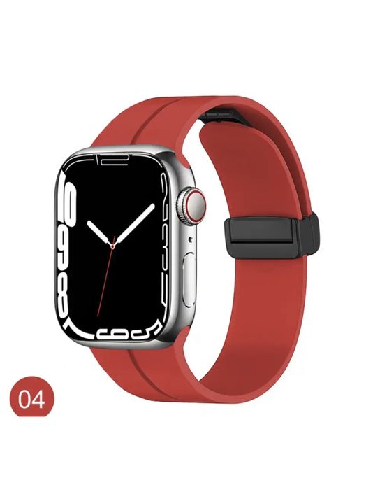 Curea Ceas Apple Watch Orice Serie Folie Silicon Husa