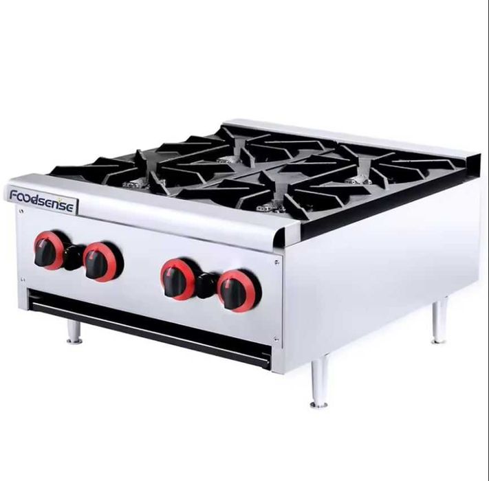 Aragaz Profesional GPL 4 Arzatoare De Banc Inox 610x770x375 Transport Gratuit