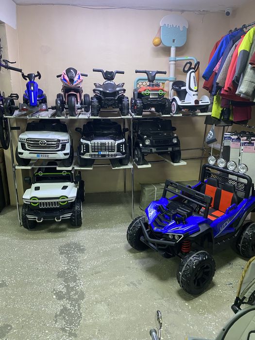 Электромобиль детский, машинка, мотоцикл