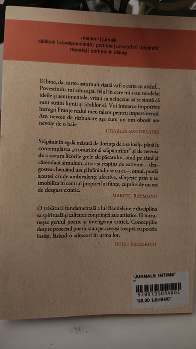 Charles Baudelaire jurnale intime