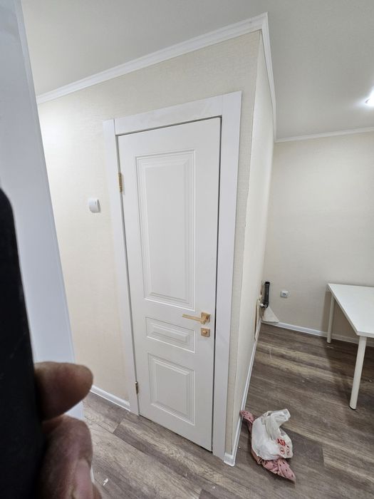 Установка дверей. Обой. Покраска