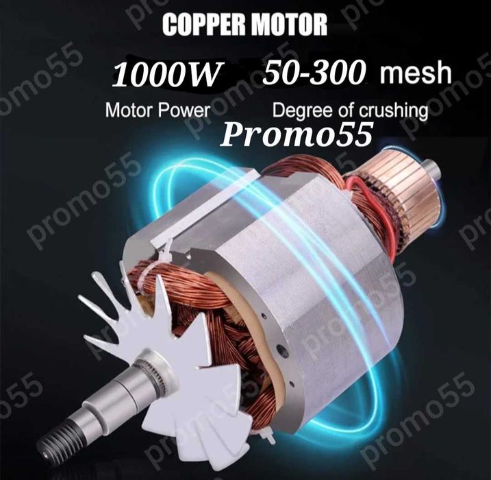 ПРОМОЦИЯ! Професионална Кухненска Мелничка за Зърнени Продукти 1000W