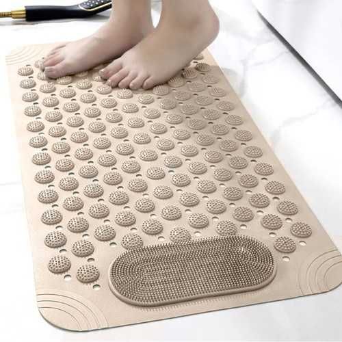 Covoras pentru cada dus cu ventuze si masaj picioare 36 x 69 cm