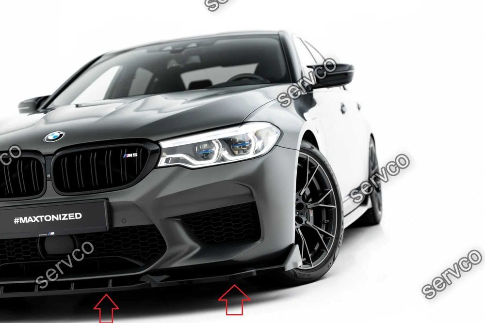 Prelungire splitter bara fata compatibil cu Bmw M5 F90 2017-2020 v7 - Maxton Design