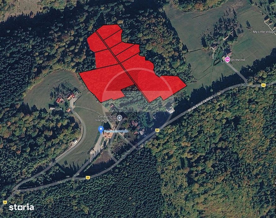 Teren extravilan Poiana Marului 1095mp, inconjurat de padure