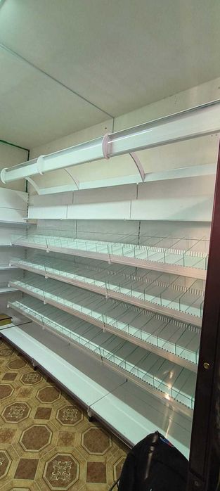Витрина супермаркет магазин железные полка остравные стеллаж