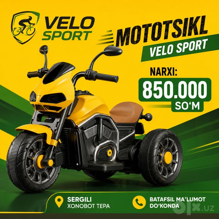 new mototsikl ( 2 matorli)