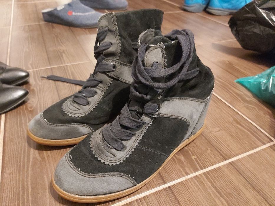 Cizme dama piele intoarsa Riecker