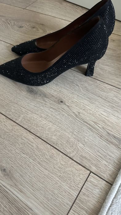 Туфли женские с блестками