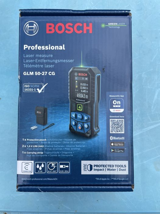 лазерна ролетка бош bosch glm 50-27 CG