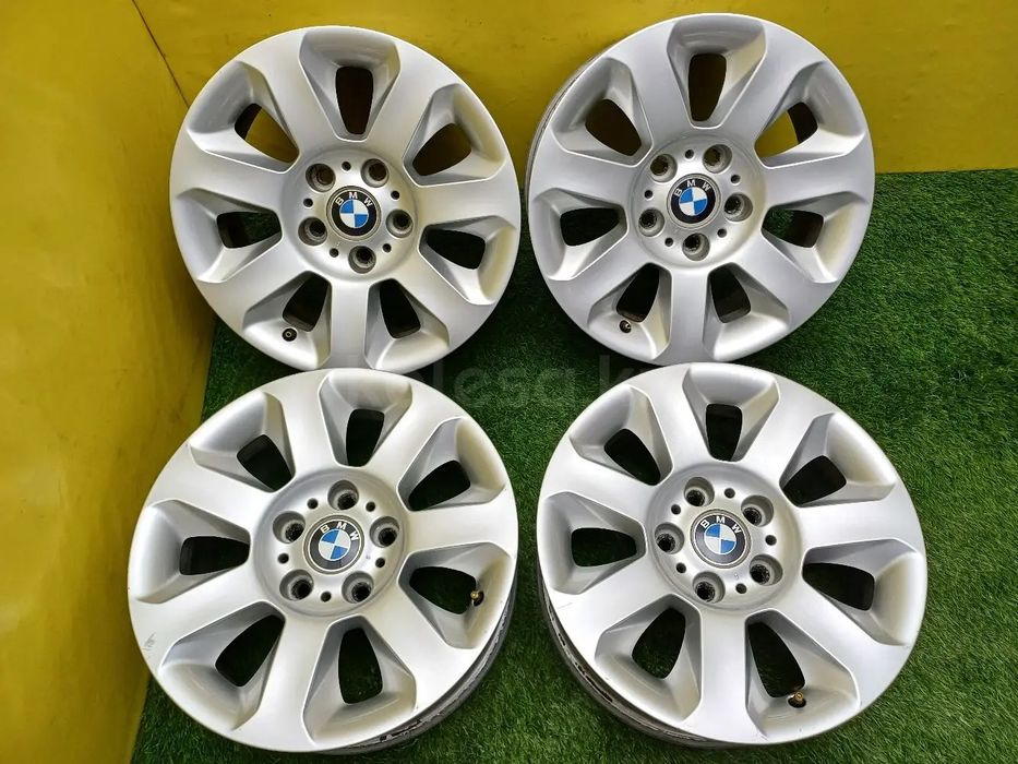 BMW оргинал 16>< 280$ ком 4шт диск+шина состояние идеально на BMW, Jac