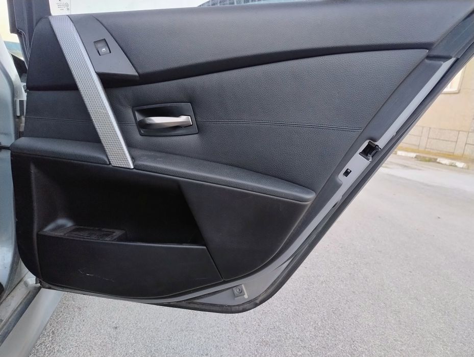 Черен кожен рекаро салон за BMW e60