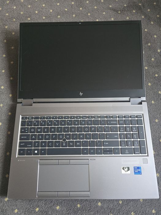 Laptop HP ZBook Fury 15.6 G8, i7-11850H, Nvidia RTX A3000, partial defect