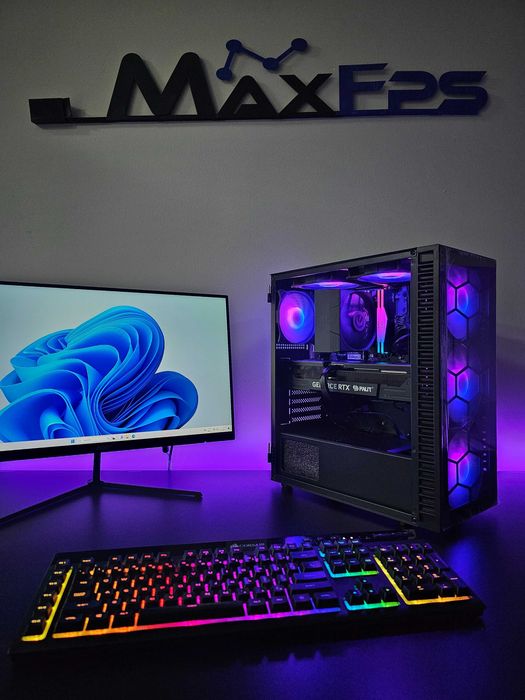 Чисто нов! RTX 5080, Ryzen 7 9800X3D, 32 GB RAM Геймърски компютър!