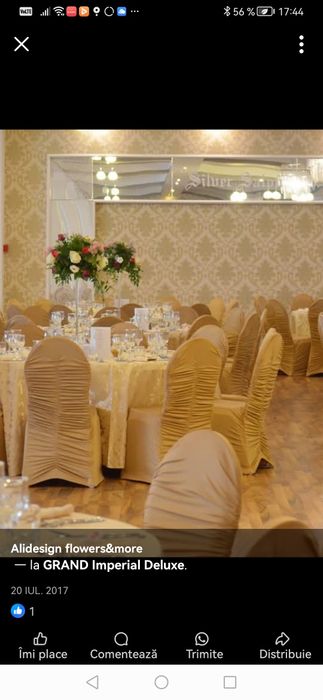 Decoratiuni nunti: fete masa, stalpi, huse, copacei, farfurii, etc