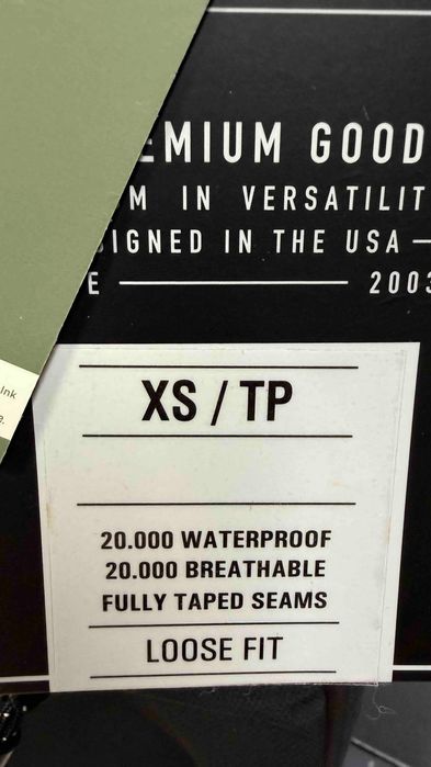 Salopeta snowboard/ski L1 Premium goods UKKA bib black XS