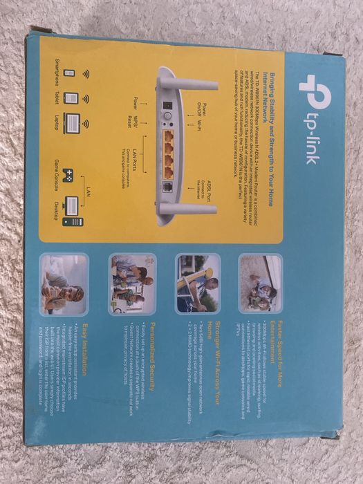 tp-link 300Mbps ADSL2+ Modem Router TD-W8961N продается.